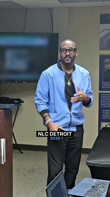 Jermaine teaching at NLC Detroit, 2026