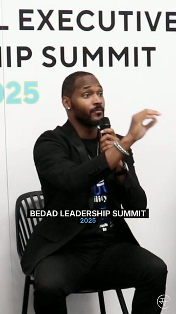 Jermaine on the panel at the BEDAD Executive Leadership Summit, 2025